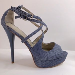 Marco Santi Heels Snakeskin Platform Stilettos #9